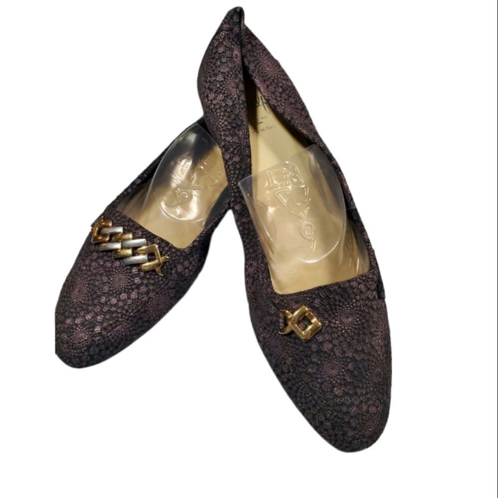 RANGONI FIRENZE point toe flats 9